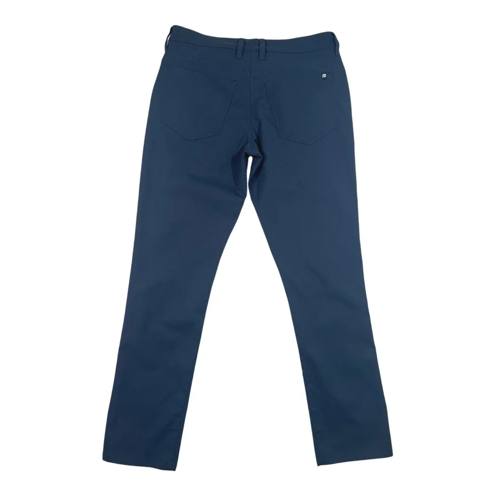 Travis Mathew Mens Open to Close Navy Blue Lightweight Golf Pants Size 30‎